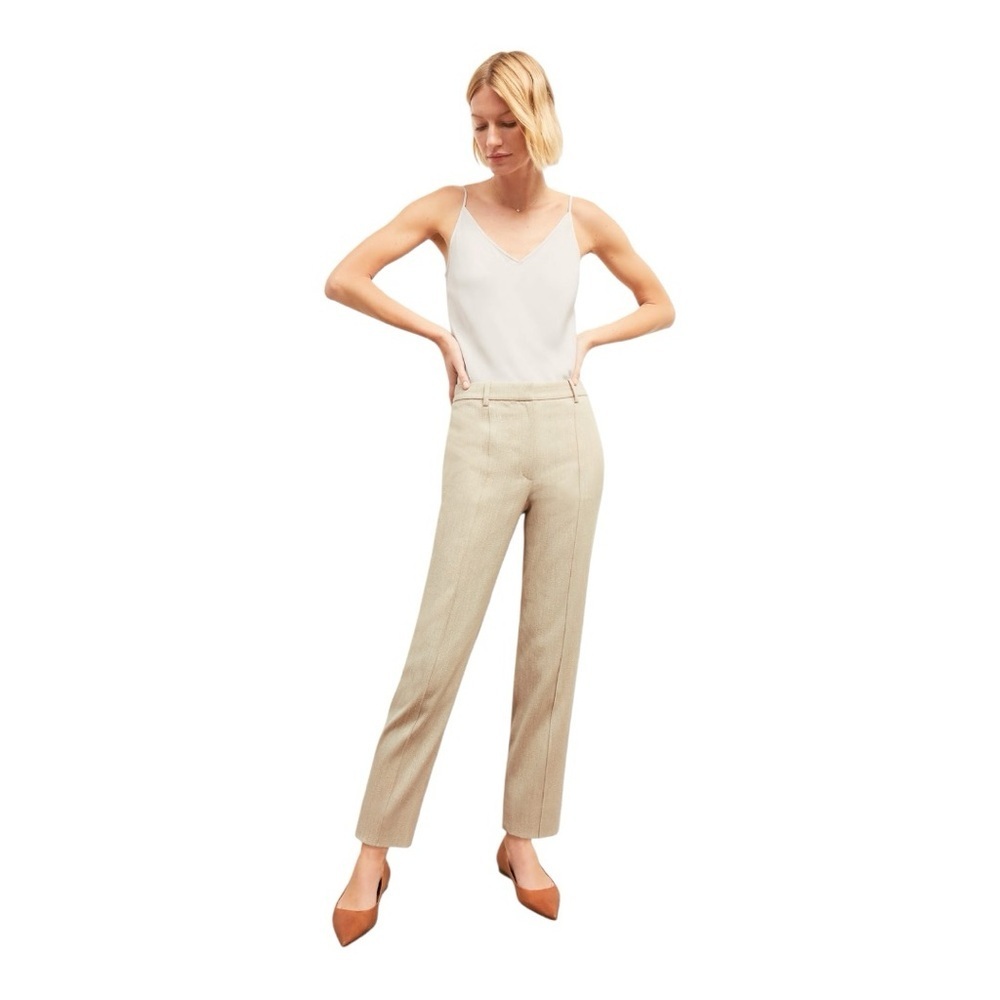 MM Lafleur The Pearl Pant - Cotton Tweed COLOR: IVORY Size 20 Pearl 1.0